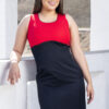 Vestido María rojo y negro de Salomé Perú