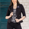 Blazer Kitty mujer color negro | Salomé Perú