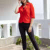 Blazer Gisela mujer color rojo | Salomé Perú