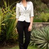 Blazer Gisela blanco para mujer | Salomé Perú