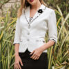 Blazer Mili blanco para mujer | Salomé Perú