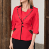 Saco Olenka rojo para mujer | Salomé Perú