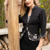 blazer sully mujer negro elegante