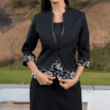 blazer sully mujer negro salomé perú