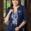 Blazer Luchita azul vista frontal