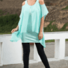 Blusa Celia mujer color verde | Salomé Perú