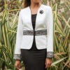 Blazer Lucía blanco para mujer | Salomé Perú
