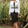 Blazer Lucía blanco para mujer | Salomé Perú