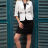 Blazer Nancy blanco para mujer | Salomé Perú
