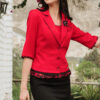 Blazer Sabrina rojo para mujer | Salomé Perú