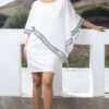 Vestido de fiesta Grecia blanco con diseño elegante y silueta estilizada