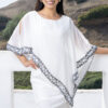 Vestido de fiesta Grecia blanco hecho en Perú por Salomé