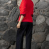 Blazer Alanis rojo para mujer | Salomé Perú