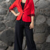 Blazer Alanis rojo para mujer | Salomé Perú
