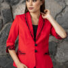 Blazer Alanis rojo para mujer | Salomé Perú
