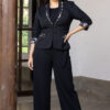 Blazer Alanis negro para mujer | Salomé Perú