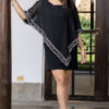 Vestido de fiesta Grecia negro con diseño elegante y silueta estilizada