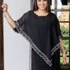 Vestido elegante Grecia color negro de Salomé Perú
