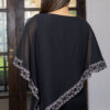 Vestido de fiesta Grecia negro hecho en Perú por Salomé