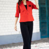 Blazer Frida color rojo de Salomé