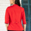 Blazer Frida rojo elegante para mujer