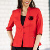 Blazer Frida rojo vista frontal
