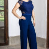 Enterizo Layka azul marino para mujer | Salomé Perú