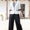 Blazer Alanis blanco para mujer | Salomé Perú