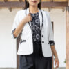 Blazer Alanis blanco para mujer | Salomé Perú
