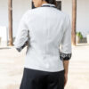 Blazer Alanis blanco para mujer | Salomé Perú