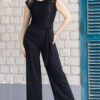 Enterizo Layka negro elegante | Salomé Perú