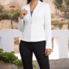 Blazer Mónica mujer color blanco | Salomé Perú