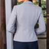 Blazer mujer Mónica disponible en Salomé Perú Color plomo plata