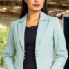 blazer mujer Mónica ideal para oficina y ocasiones especiales en color verde