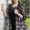 vestido de fiesta mercy negro look elegante mujer