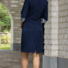 Blazer Ximena azul marino elegante para mujer | Salomé Perú