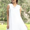 Vestido Estella blanco para mujer | Salomé Perú