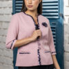 Blazer Luchita palo rosa elegante para mujer