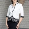 blazer sully mujer blanco look sofisticado