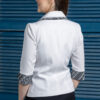 Blazer Ximena blanco detalle | Salomé Perú