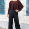 Enterizo Briggitte Rojo/Negro para mujer | Salomé Perú