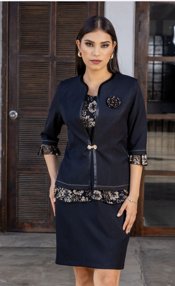 conjunto blazer mujer Rosaura elegante frente