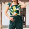 Enterizo kylie mujer verde salomé perú
