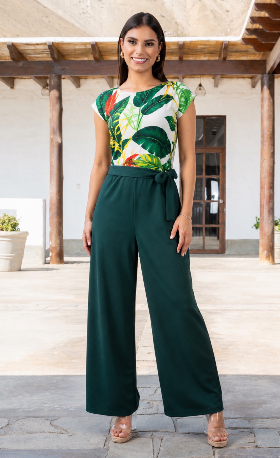 Enterizo kylie mujer camello diseño moderno